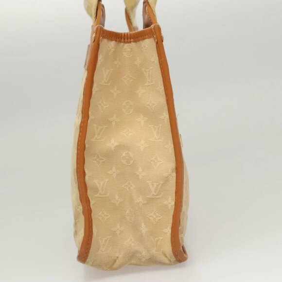 LOUIS VUITTON Monogram Mini Sac Catline Tote Bag Beige M92328 LV Auth 121864 - Picture 6 of 16